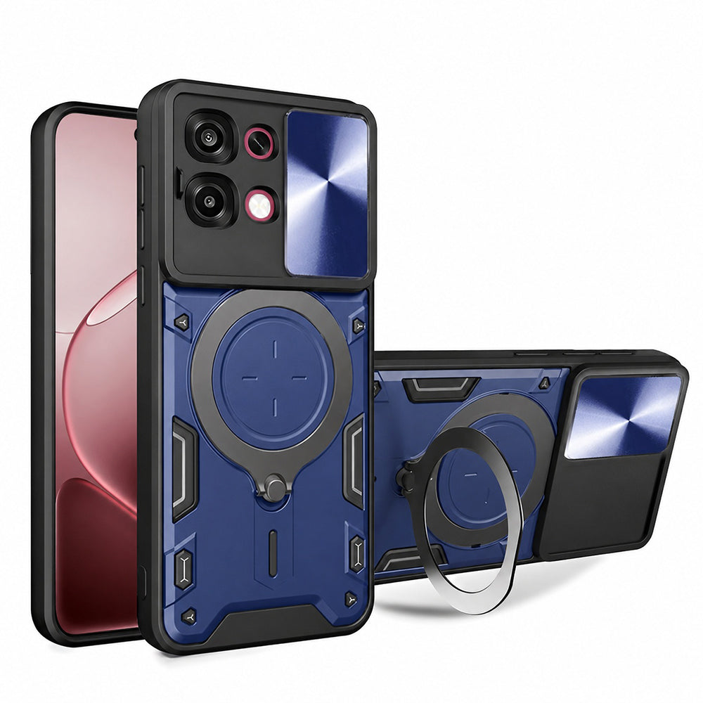 Puzdro na Oppo A6 Pro 5G / A6 Pro 4G, Techsuit, CamGuard Pro, Modrá