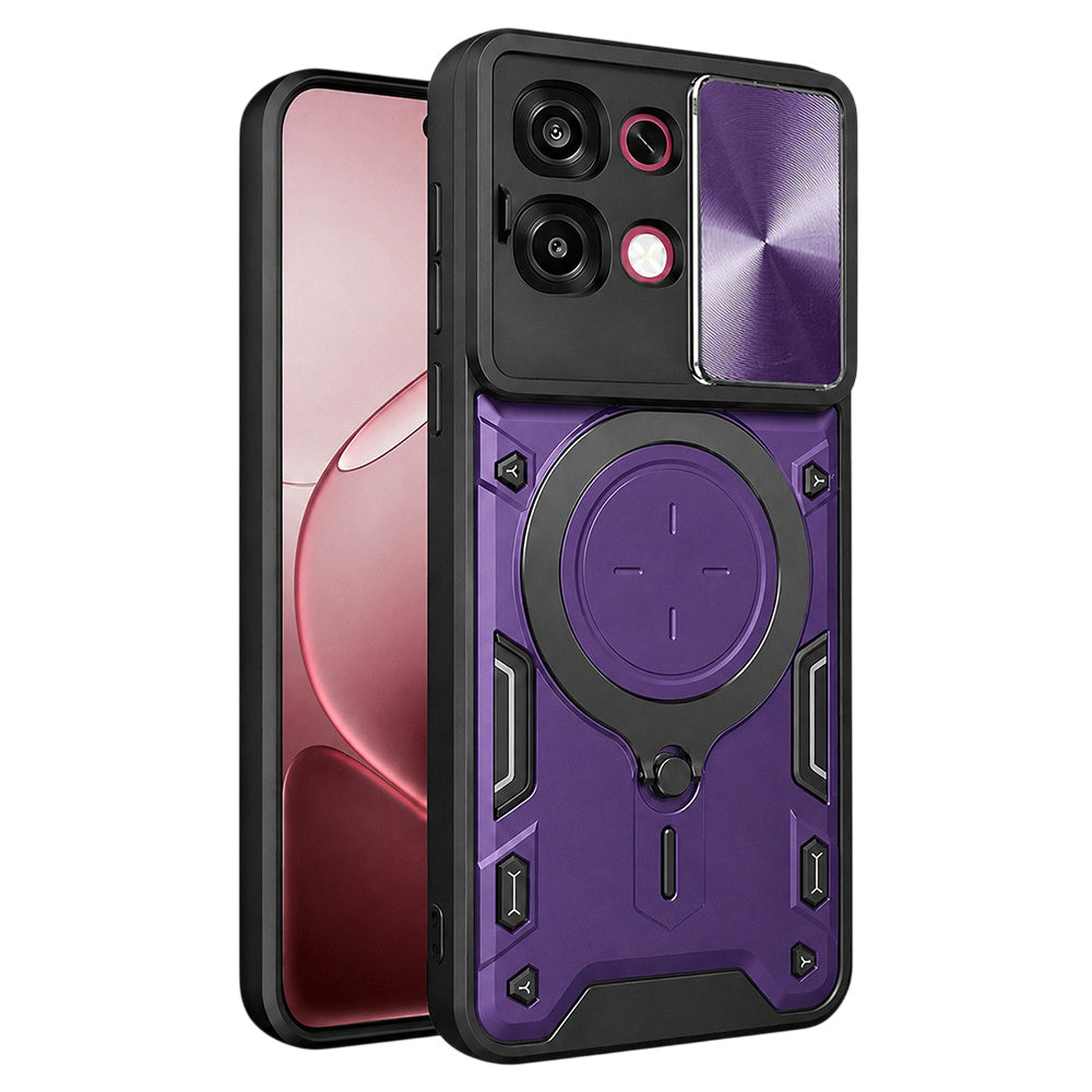 Puzdro na Oppo A6 Pro 5G / A6 Pro 4G, Techsuit, CamGuard Pro, fialové