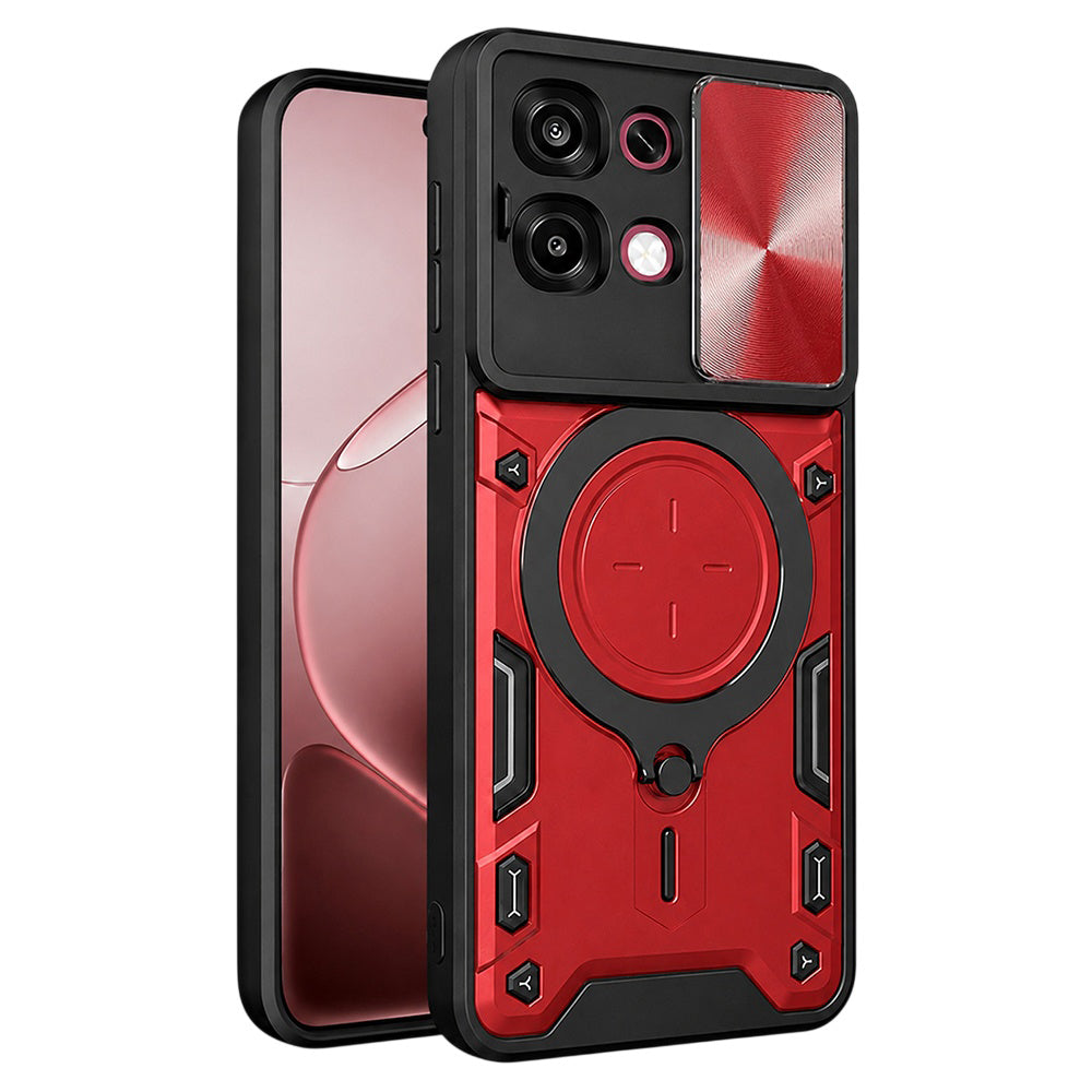 Puzdro na Oppo A6 Pro 5G / A6 Pro 4G, Techsuit, CamGuard Pro, červené