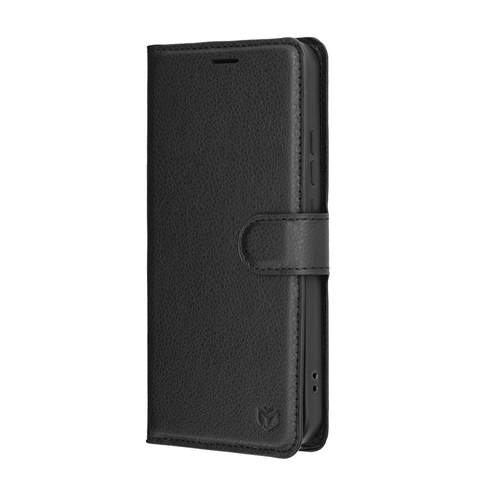 Puzdro pre Oppo A6 Pro 5G / A6 Pro 4G, Techsuit, Leather Folio, Čierne