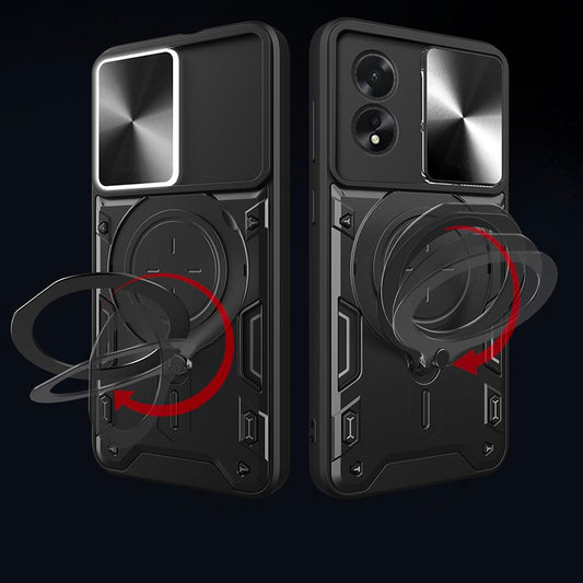 Puzdro na Oppo A60, Techsuit, CamGuard Pro, modré