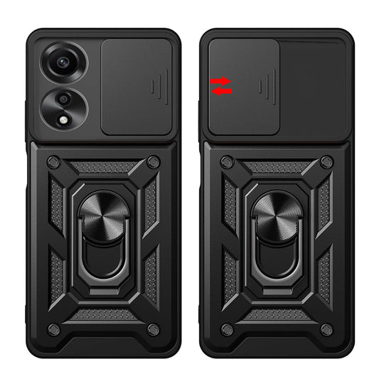 Puzdro pre Oppo A60, Techsuit, CamShield, Čierne