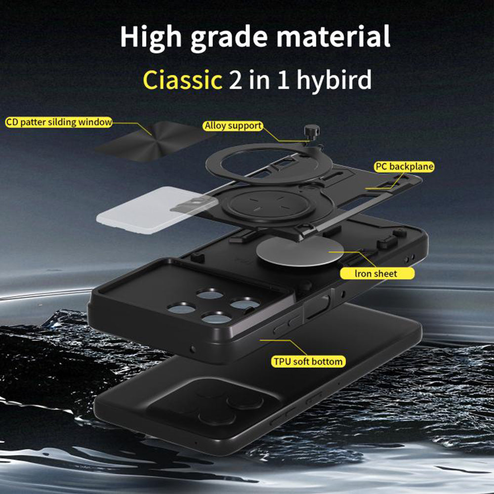 Puzdro pre Oppo A6k 4G / A6x 4G / A6x / A6 4G, Techsuit, CamGuard Pro, Modré