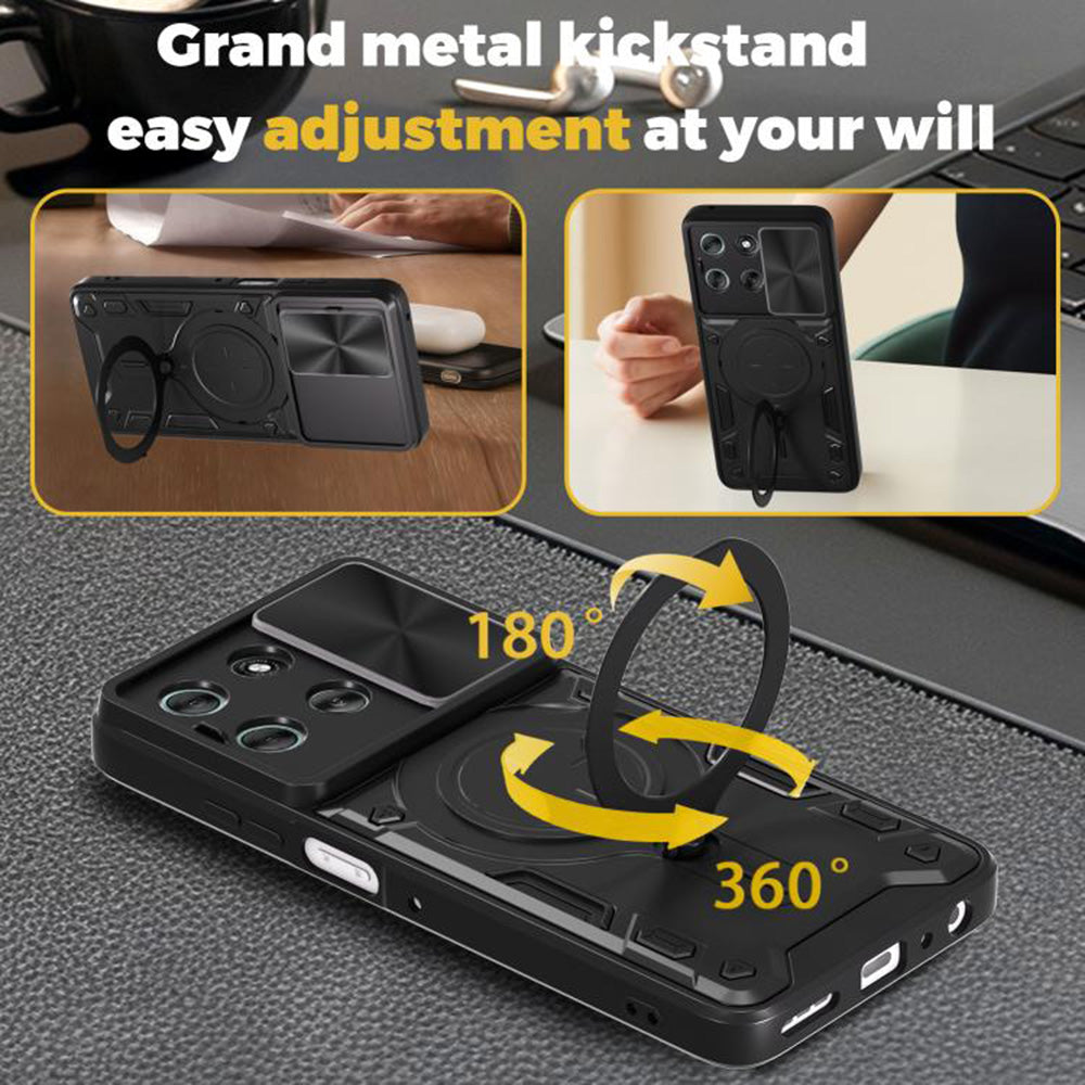 Puzdro pre Oppo A6k 4G / A6x 4G / A6x / A6 4G, Techsuit, CamGuard Pro, Modré