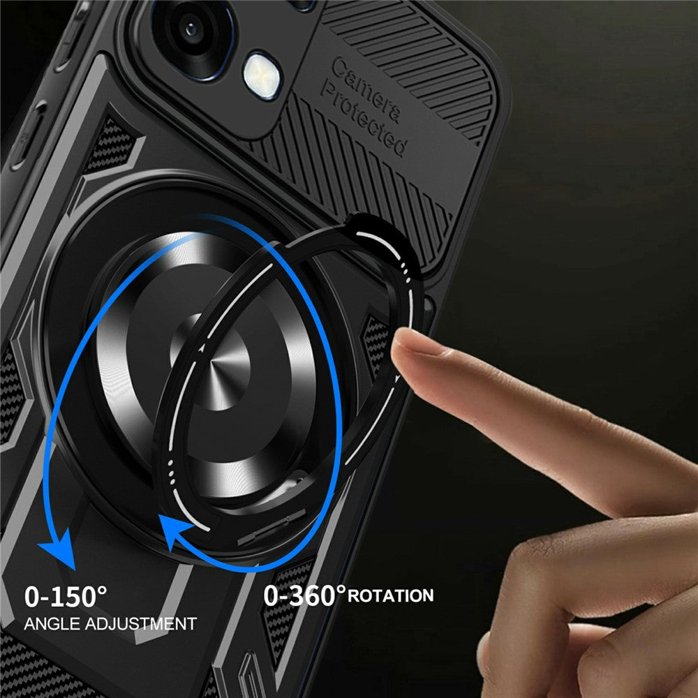Obal pre Oppo A6k 4G / A6x 4G / A6x, Techsuit, RuggedCam, Modrý