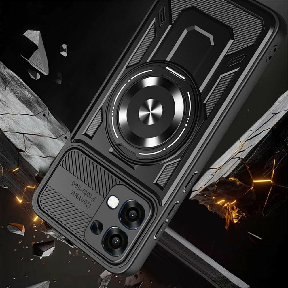 Obal pre Oppo A6k 4G / A6x 4G / A6x, Techsuit, RuggedCam, Modrý