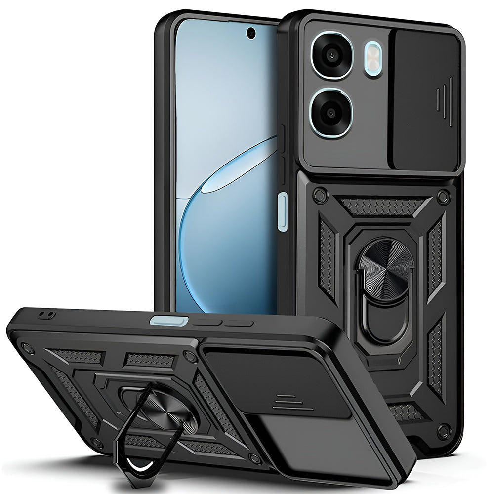 Puzdro pre Oppo A6x 4G / A6x, Techsuit, CamShield, Čierne