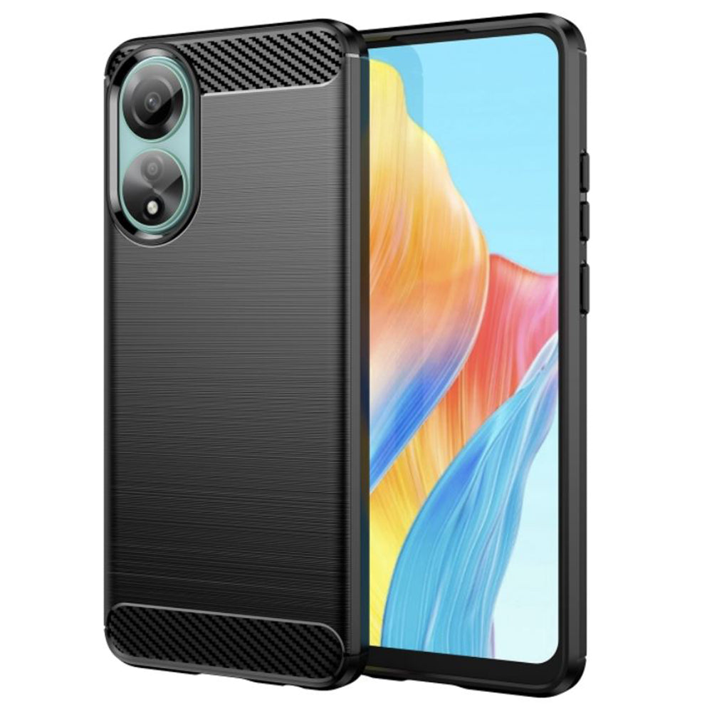Puzdro pre Oppo A78 4G, Techsuit, Karbón, Čierne