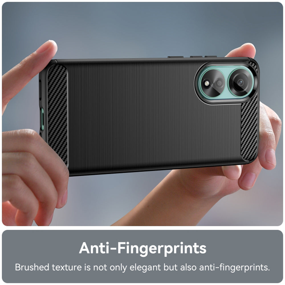Puzdro pre Oppo A78 4G, Techsuit, Karbón, Čierne