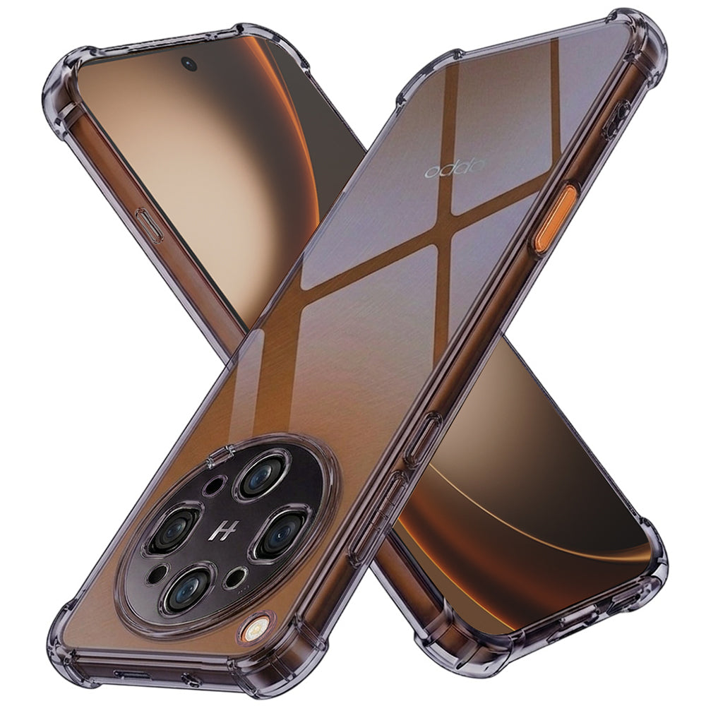 Obal na Oppo Find X9 Ultra, Techsuit, priehľadný odolný proti otrasom, dymový
