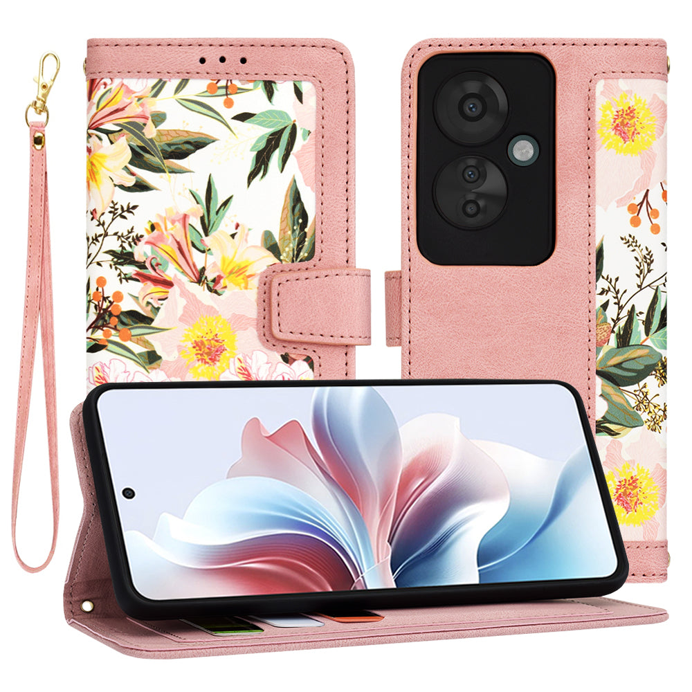 Puzdro na Oppo Reno11 F, Techsuit, FlipCraft, Ružové