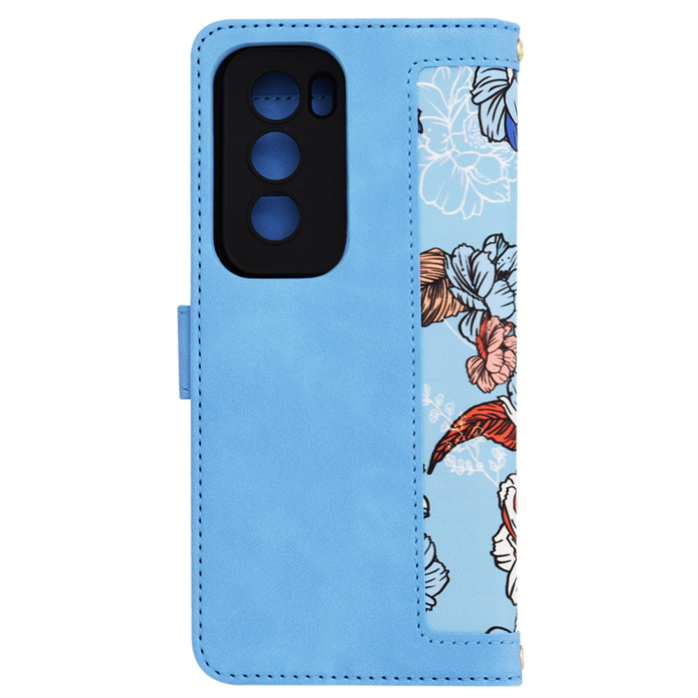 Puzdro pre Oppo Reno12, Techsuit, FlipCraft, Modrá