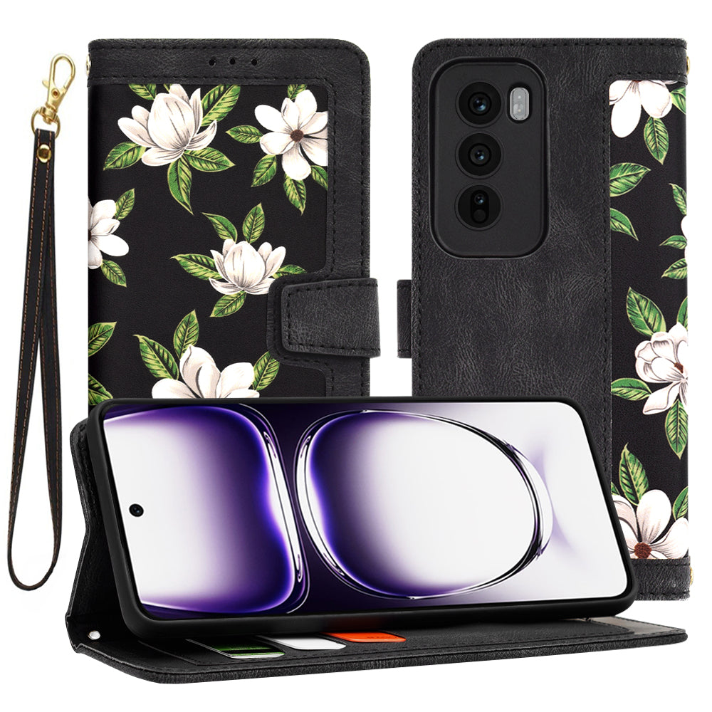 Puzdro na Oppo Reno12, Techsuit, FlipCraft, Čierne