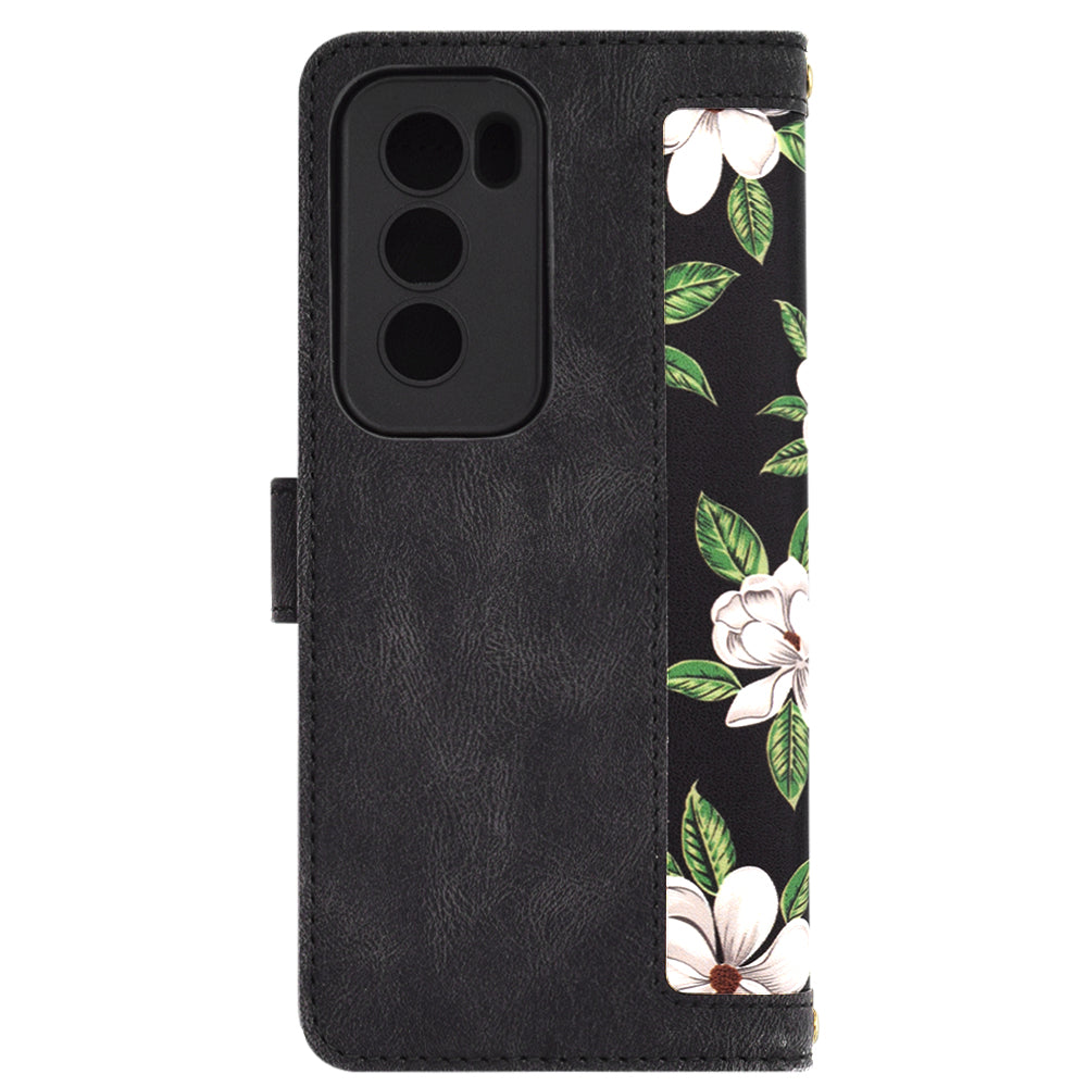Puzdro na Oppo Reno12, Techsuit, FlipCraft, Čierne
