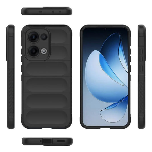 Puzdro pre Oppo Reno13, Techsuit, Magic Shield, Čierne