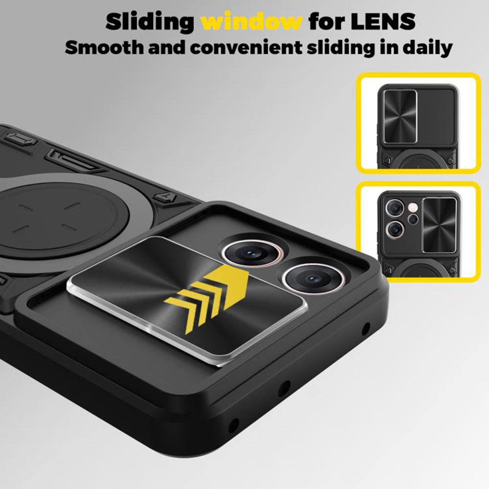 Puzdro na Oppo Reno14 FS 5G / Reno14 F, Techsuit, CamGuard Pro, Modrá