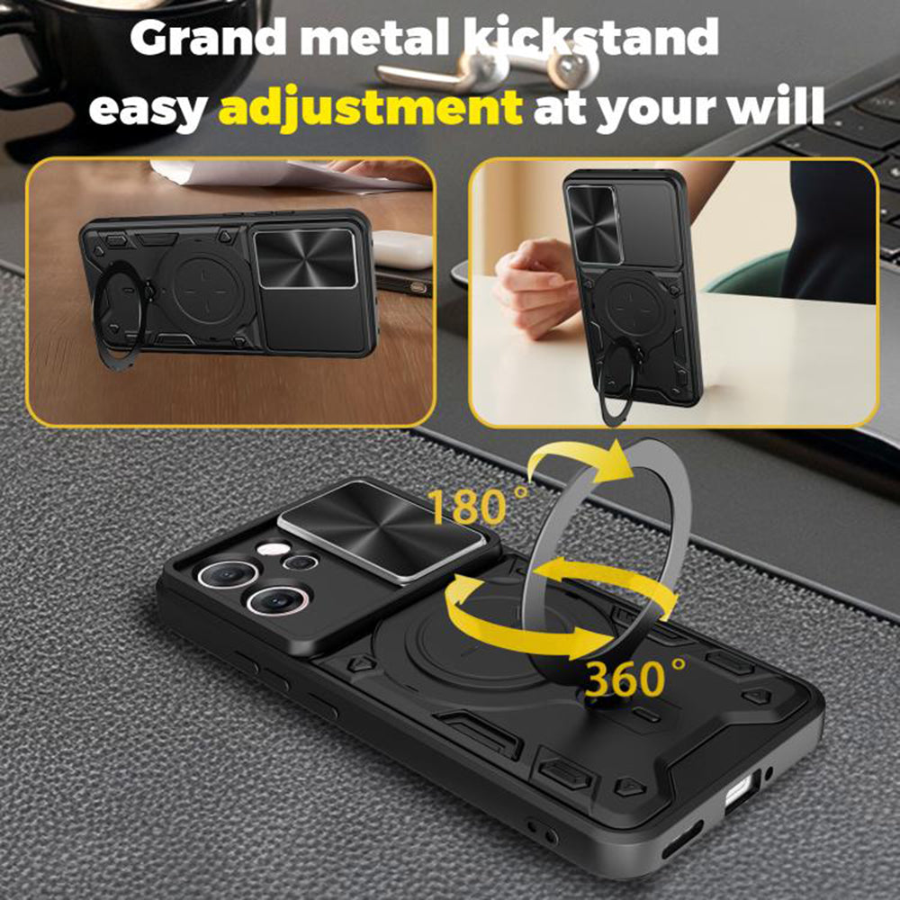 Puzdro na Oppo Reno14 FS 5G / Reno14 F, Techsuit, CamGuard Pro, Modrá
