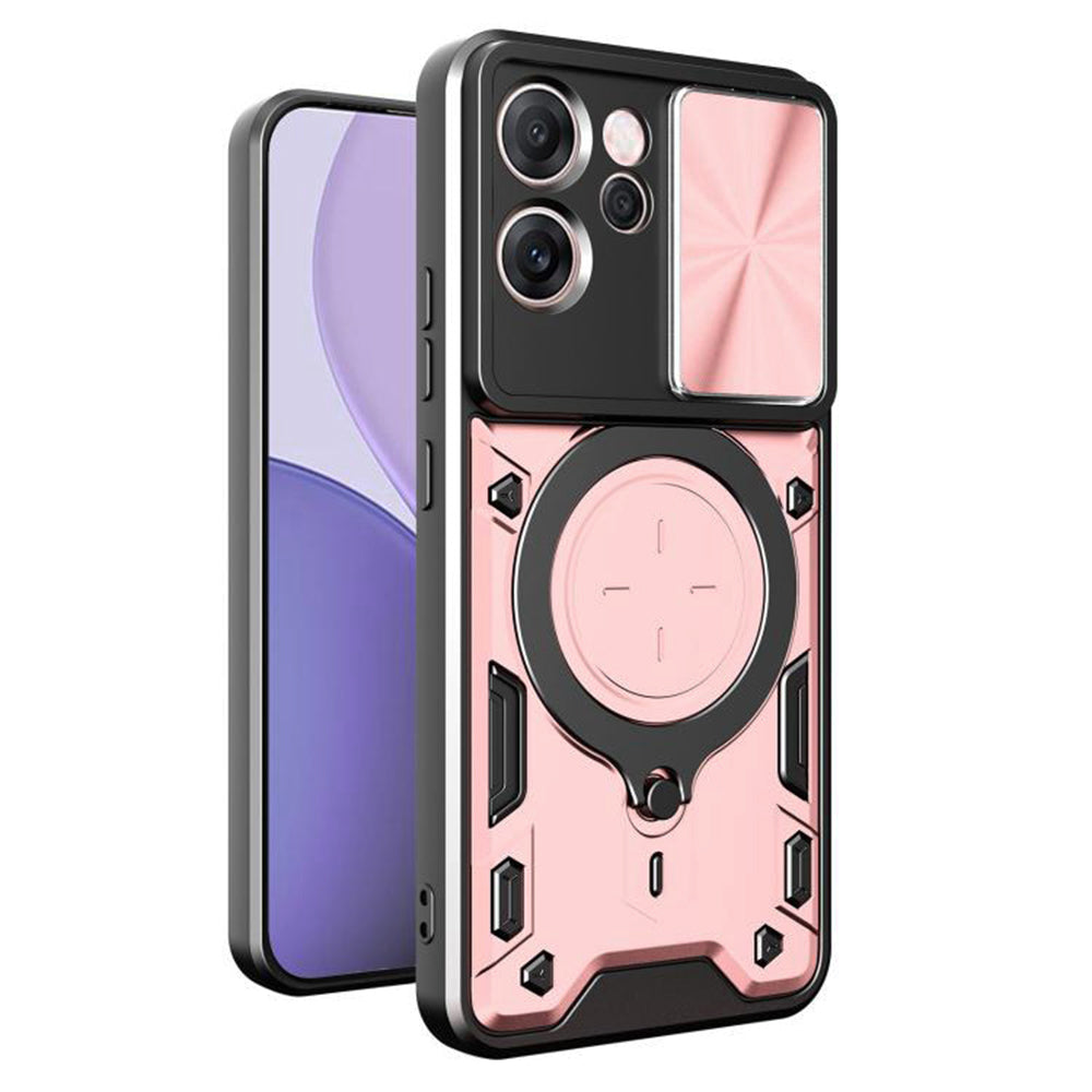 Puzdro na Oppo Reno14 FS 5G / Reno14 F, Techsuit, CamGuard Pro, Ružové