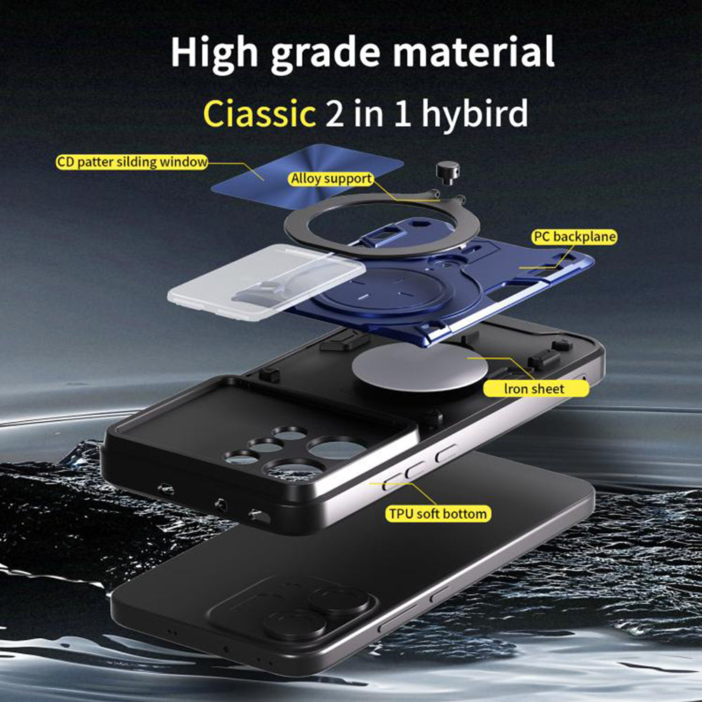 Puzdro pre Oppo Reno14 Pro, Techsuit, CamGuard Pro, Čierne
