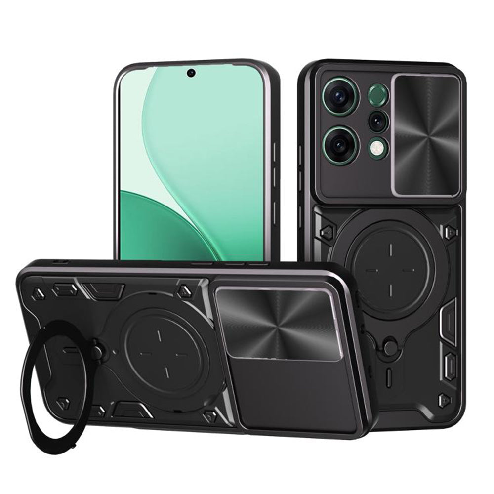 Puzdro pre Oppo Reno14, Techsuit, CamGuard Pro, Čierne