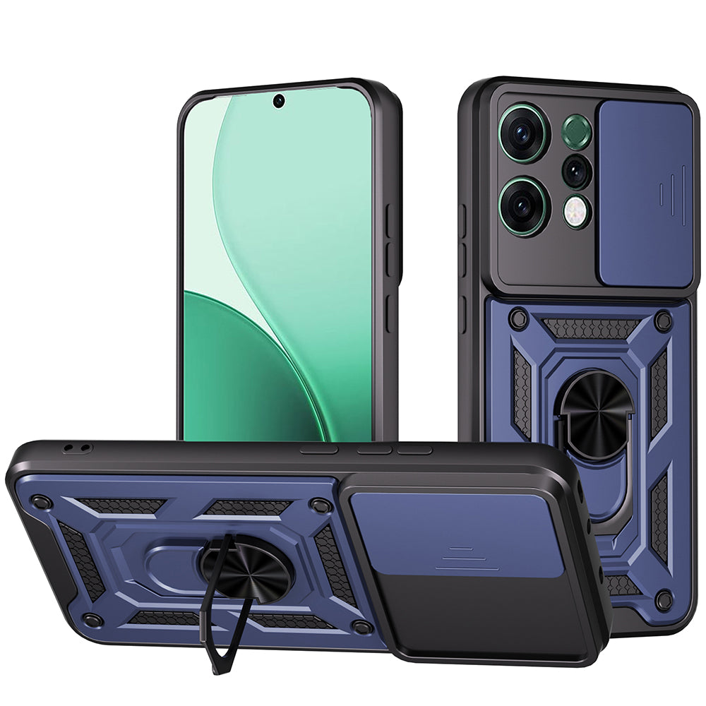 Puzdro pre Oppo Reno14, Techsuit, CamShield, Modrá