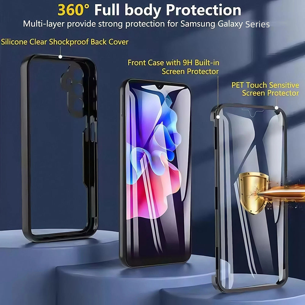 Puzdro pre Oppo Reno14, Techsuit, ColorVerse 360, Čierne