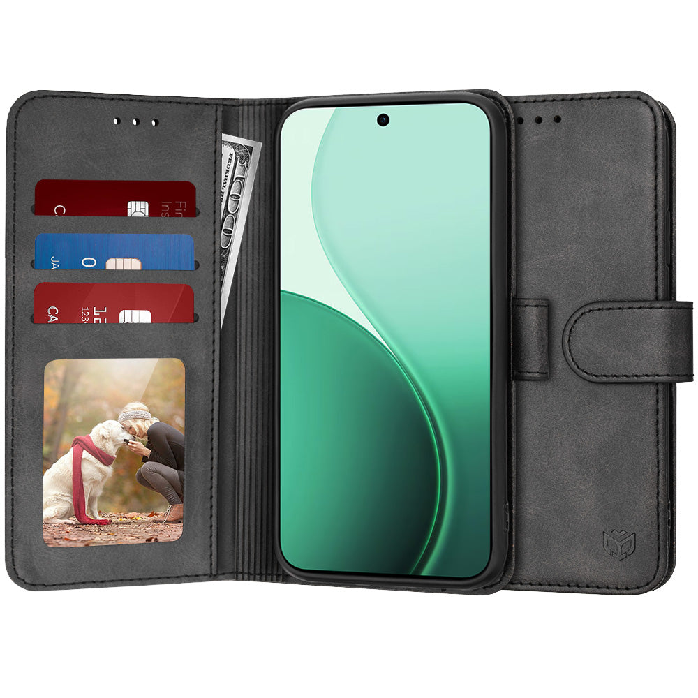 Puzdro pre Oppo Reno14, Techsuit, Diary Book, Čierne