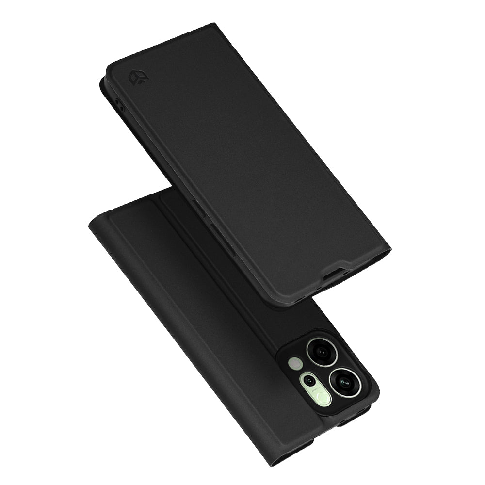 Puzdro pre Oppo Reno14, Techsuit, Magskin Book, Čierne