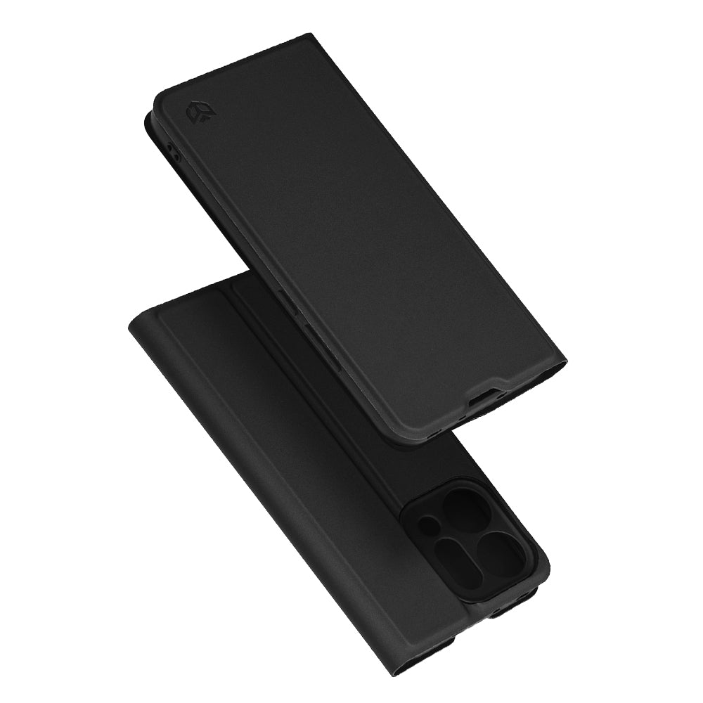 Puzdro pre Oppo Reno14, Techsuit, Magskin Book, Čierne