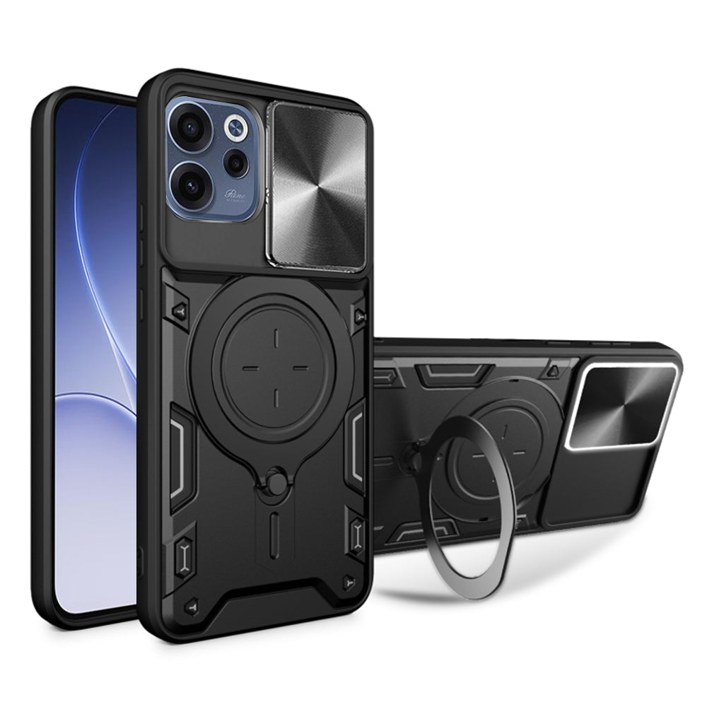 Puzdro pre Oppo Reno15 FS / Reno15 F, Techsuit, CamGuard Pro, Čierne