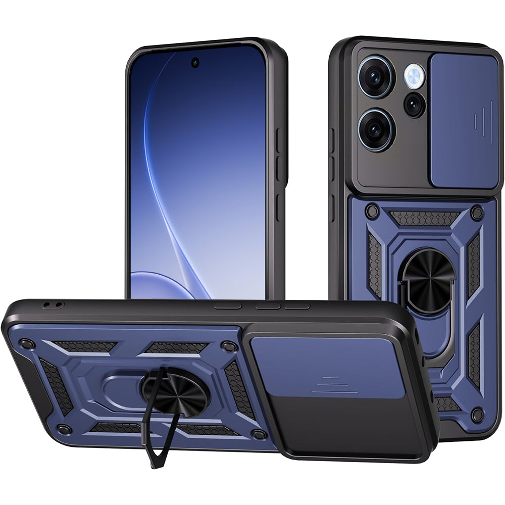 Puzdro pre Oppo Reno15 FS / Reno15 F, Techsuit, CamShield, Modrá