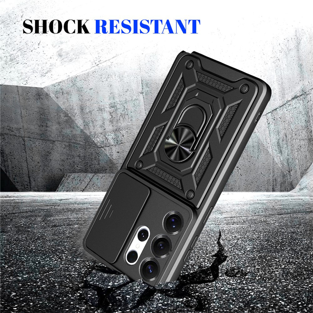 Puzdro pre Oppo Reno15 FS / Reno15 F, Techsuit, CamShield, Čierne
