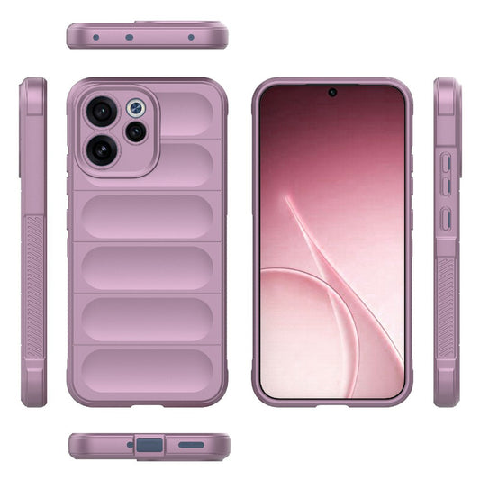 Puzdro pre Oppo Reno15 FS / Reno15 F, Techsuit, Magic Shield, fialové