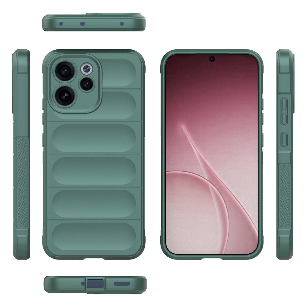 Puzdro pre Oppo Reno15 FS / Reno15 F, Techsuit, Magic Shield, Zelené