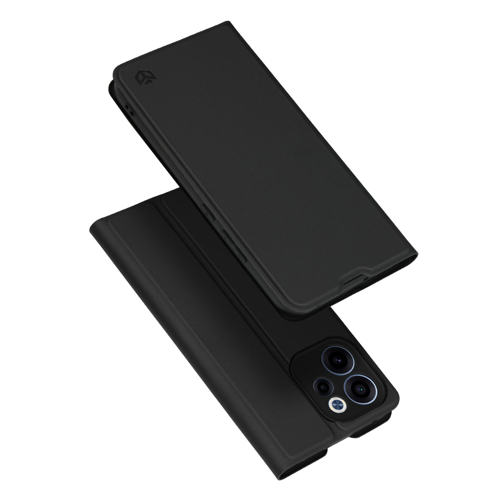 Puzdro pre Oppo Reno15 FS / Reno15 F, Techsuit, Magskin Book, Čierne