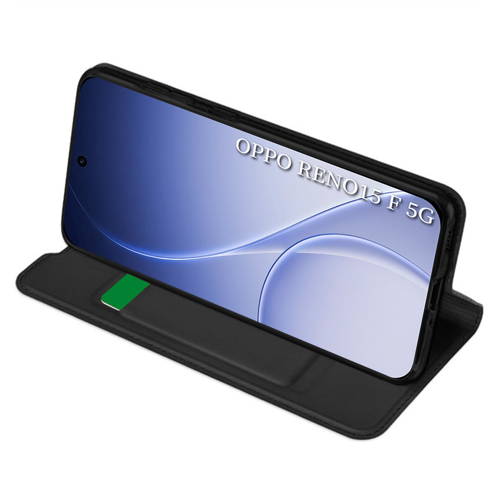 Puzdro pre Oppo Reno15 FS / Reno15 F, Techsuit, Magskin Book, Čierne