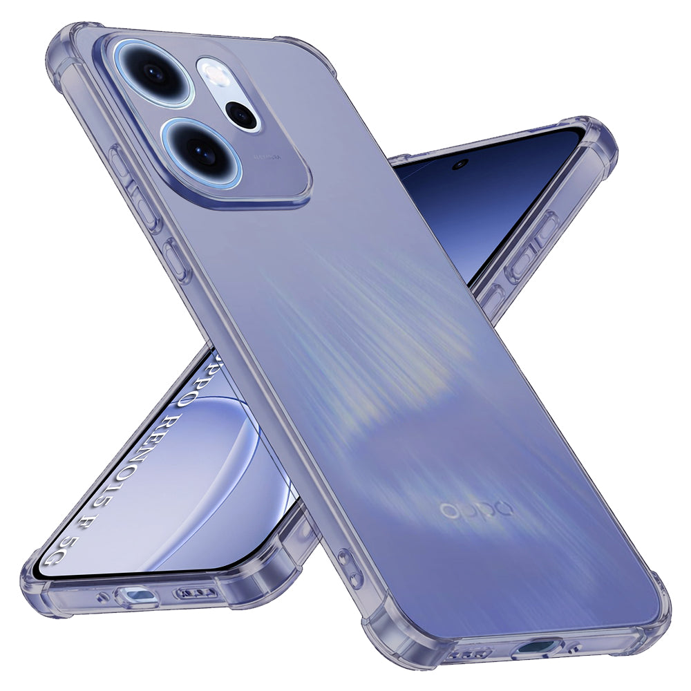 Puzdro pre Oppo Reno15 FS / Reno15 F, Techsuit, Odolné proti otrasom, Priehľadné, Dymové