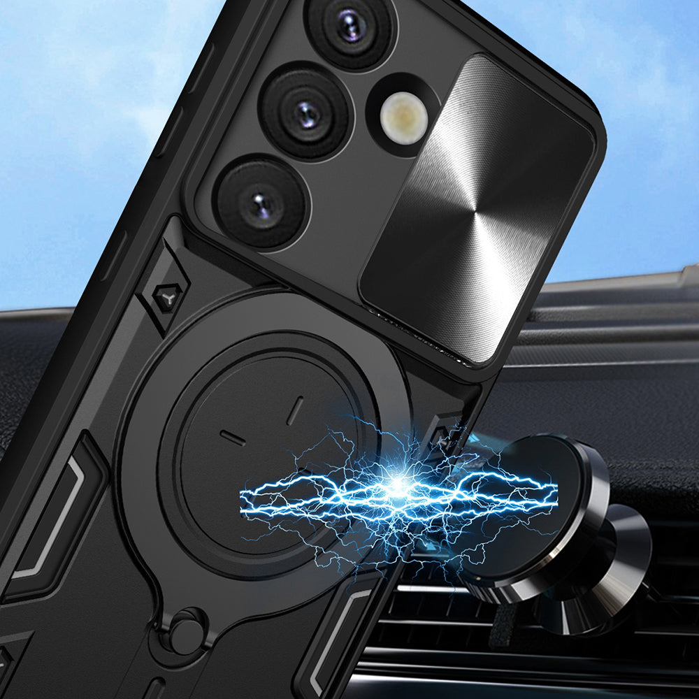 Puzdro pre Oppo Reno15 Pro, Techsuit, CamGuard Pro, Čierne