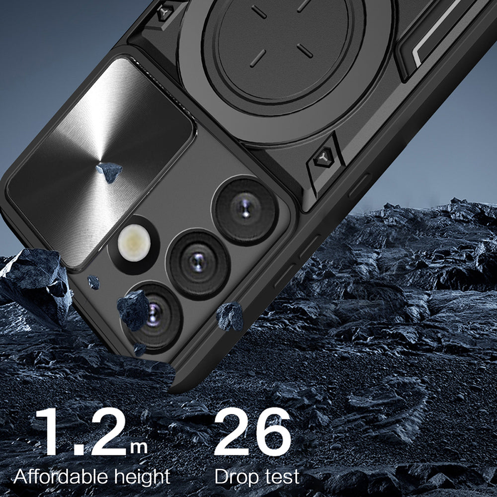 Puzdro pre Oppo Reno15 Pro, Techsuit, CamGuard Pro, Čierne