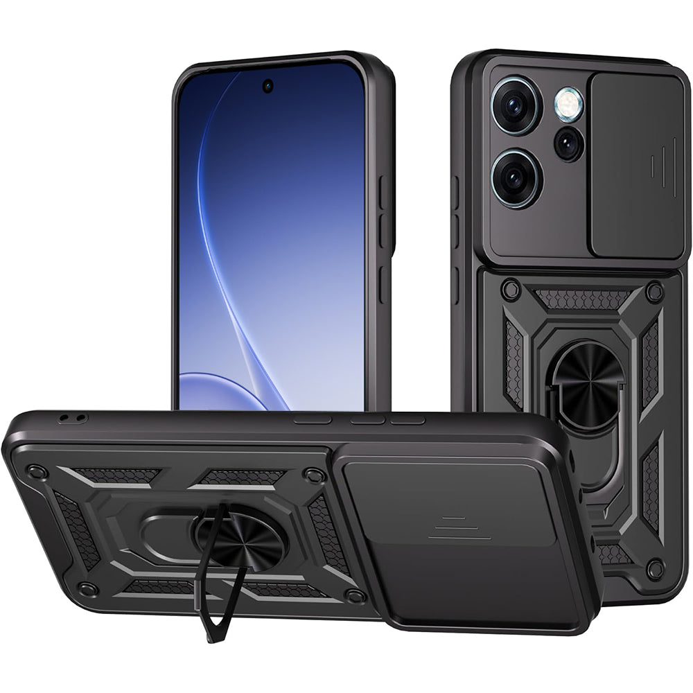 Puzdro pre Oppo Reno15 Pro, Techsuit, CamShield, Čierne