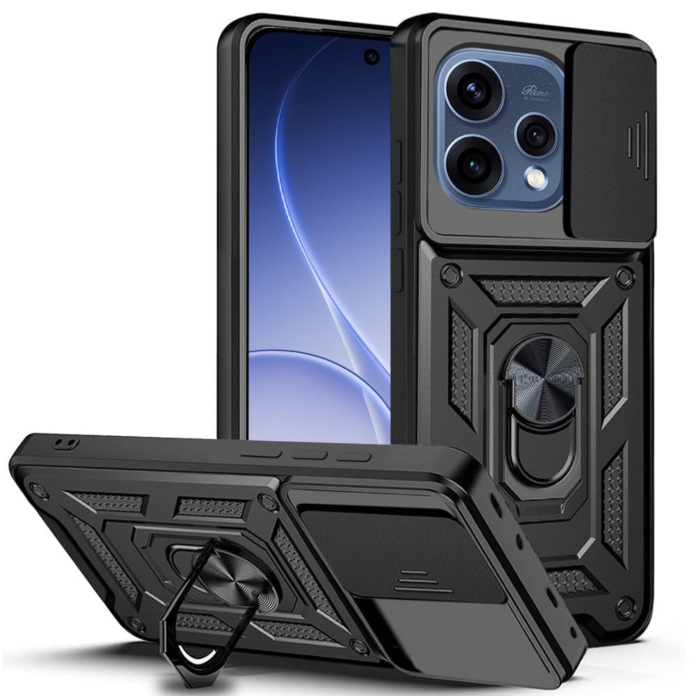 Puzdro pre Oppo Reno15, Techsuit, CamShield, Čierne