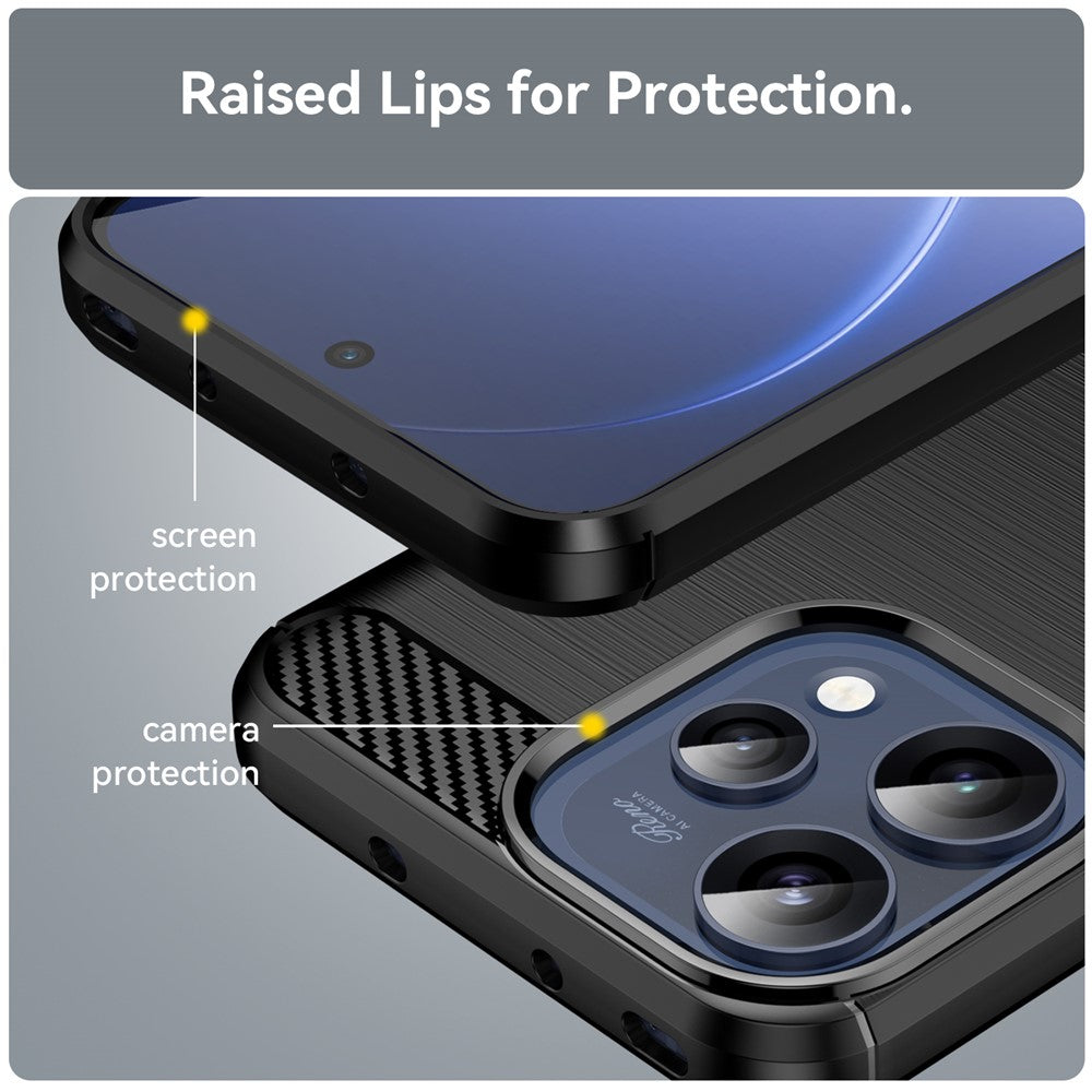 Puzdro pre Oppo Reno15, Techsuit, Carbon, Čierne
