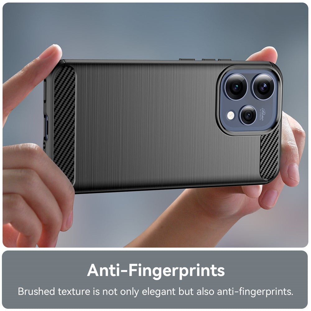 Puzdro pre Oppo Reno15, Techsuit, Carbon, Čierne