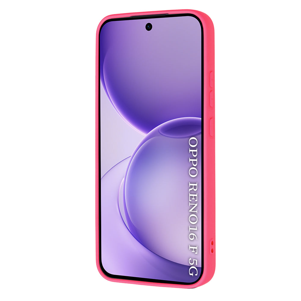 Case for Oppo Reno16 F / Reno16 FS, Techsuit, SoftFlex, Dark Pink