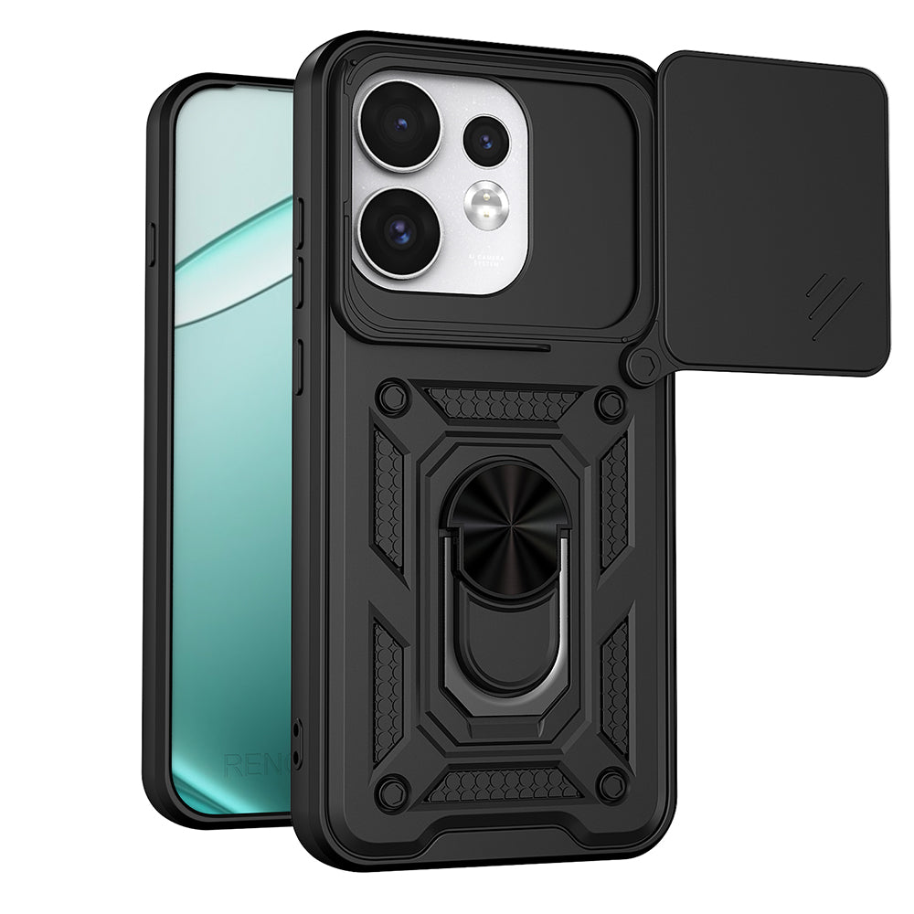 Puzdro pre Oppo Reno16 / Reno16 Pro, Techsuit, CamShield, Čierne