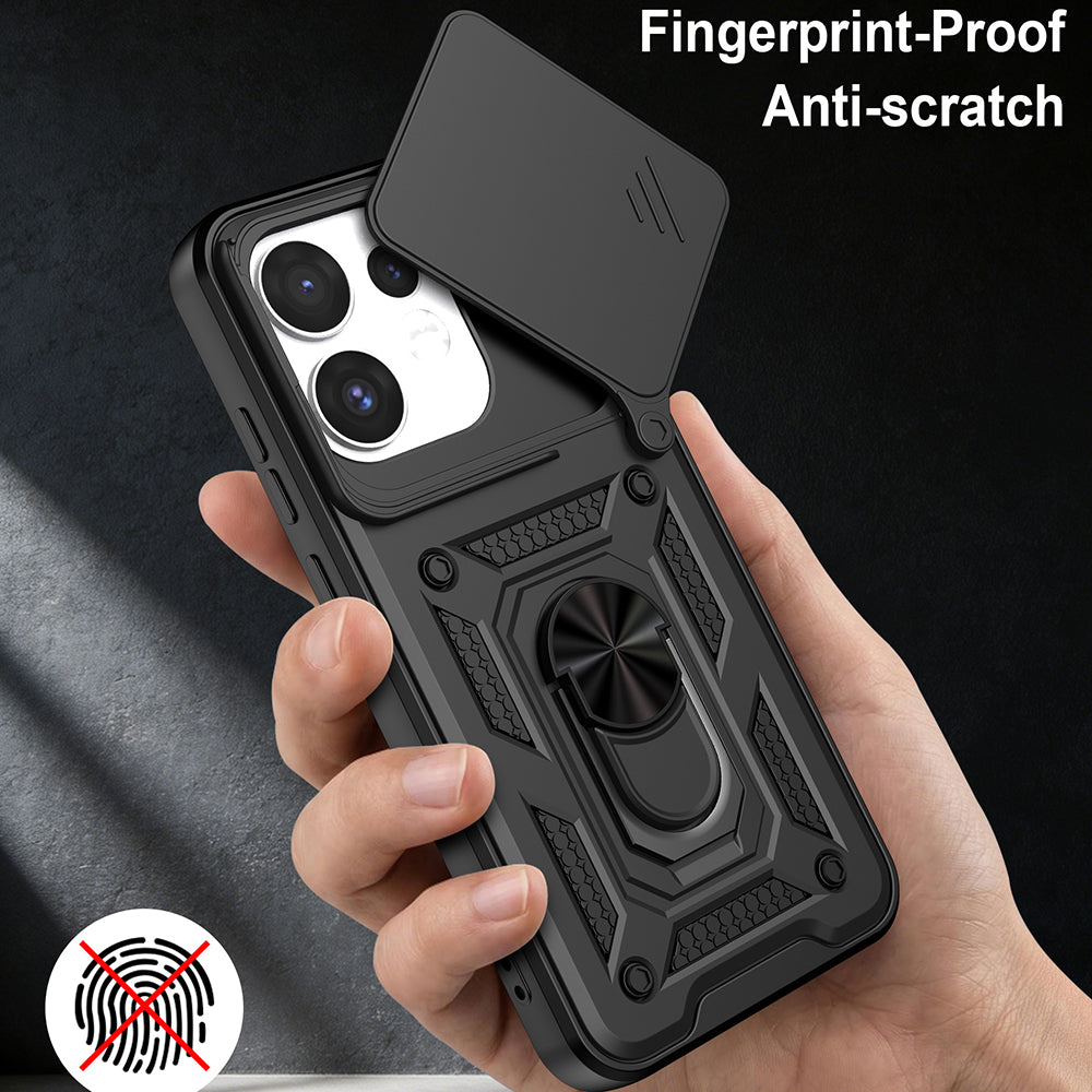 Puzdro pre Oppo Reno16 / Reno16 Pro, Techsuit, CamShield, Čierne