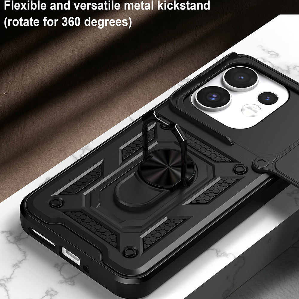 Puzdro pre Oppo Reno16 / Reno16 Pro, Techsuit, CamShield, Čierne