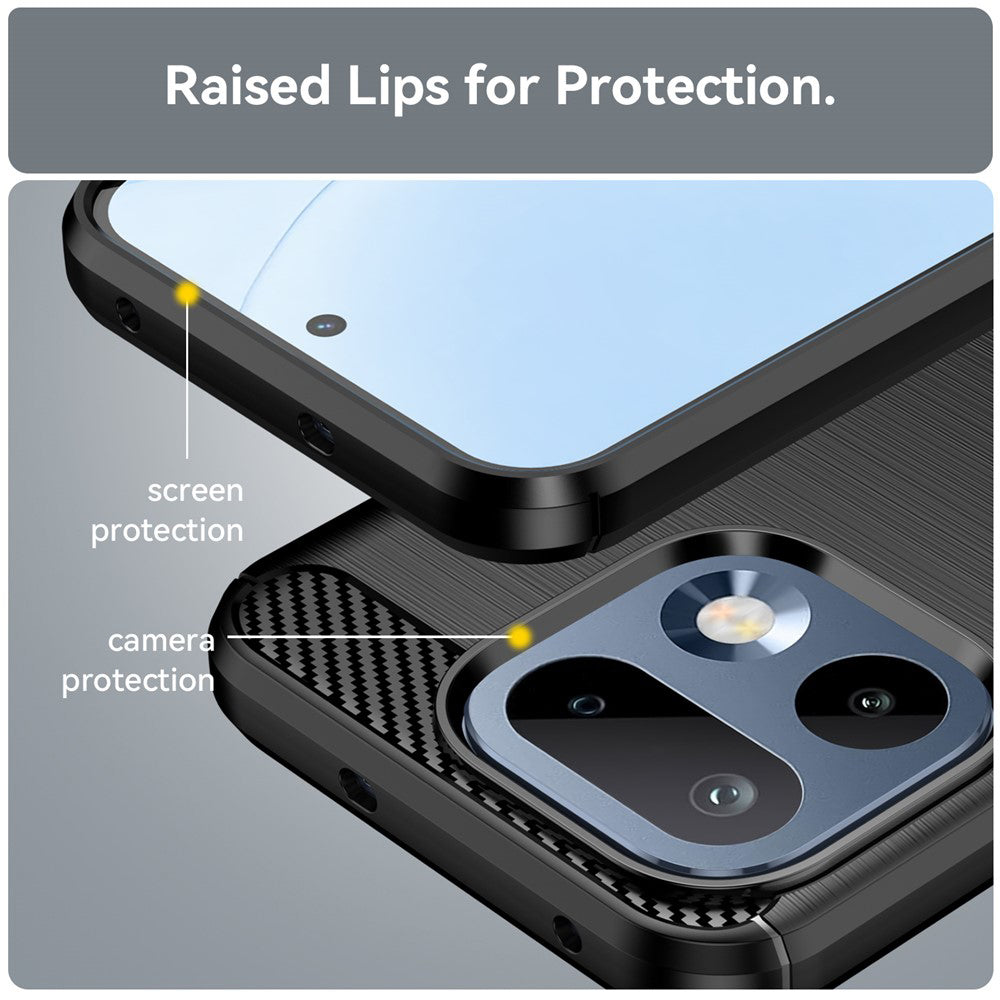 Puzdro pre Realme 16 Pro, Techsuit, Carbon, Čierne
