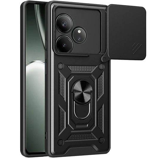 Puzdro pre Realme GT 6T / GT 6, Techsuit, CamShield, Čierna
