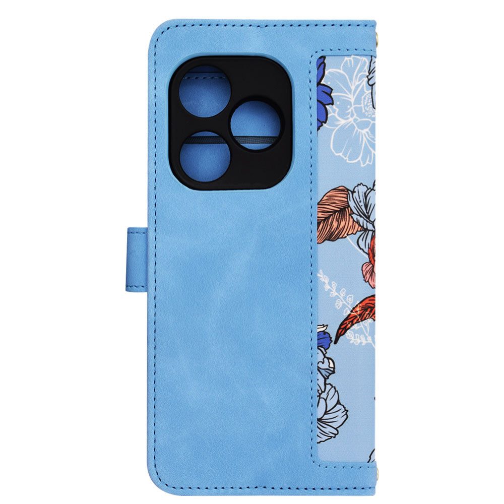 Puzdro pre Realme GT 6T / GT 6, Techsuit, FlipCraft, modrá